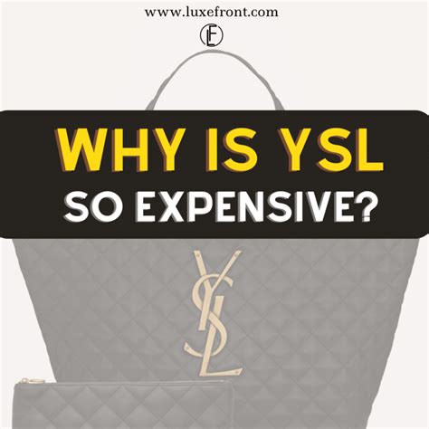 why ysl is so expensive|brand value of ysl.